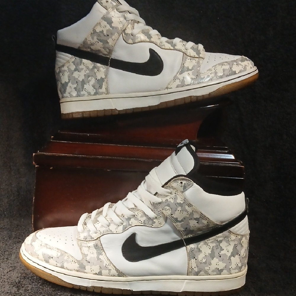 Nike Dunk High (2006) SNOW CAMO Mens Size-12. 100%AUTHENTIC!